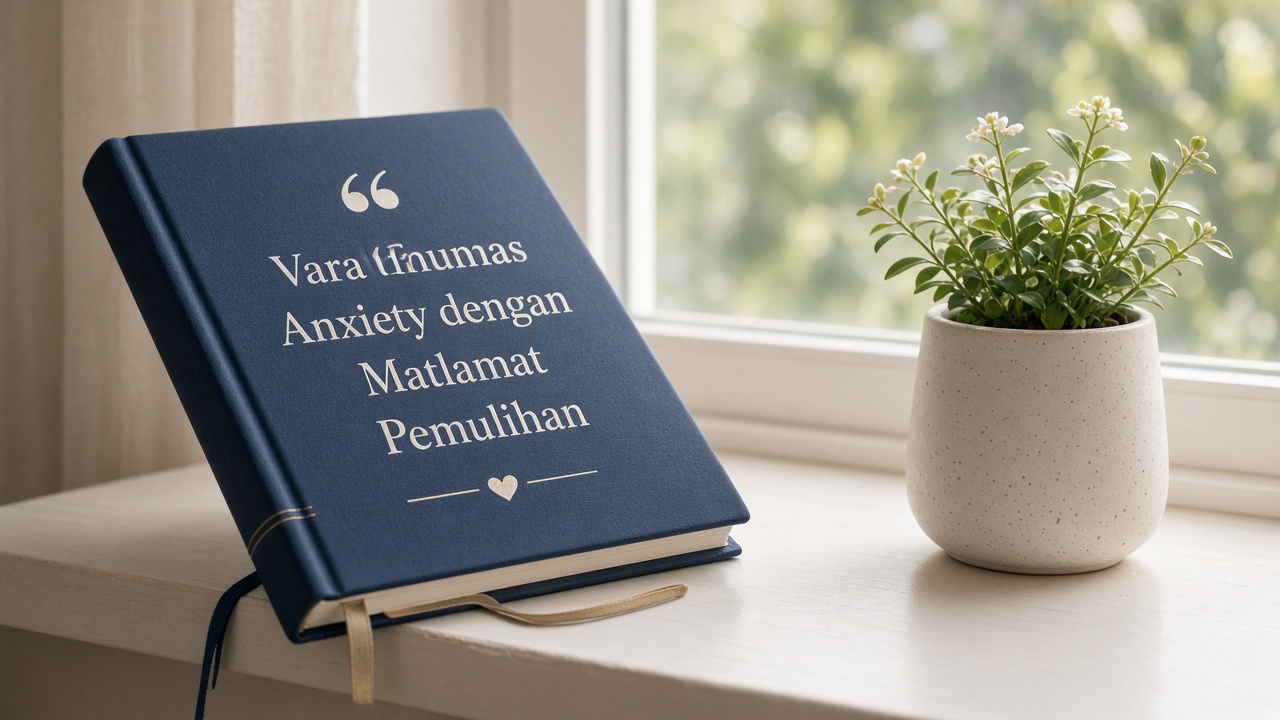 Seseorang sedang tenang selepas belajar cara mengatasi anxiety dengan matlamat pemulihan
